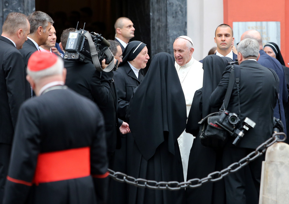 Papież Franciszek odwiedził siostry prezentki