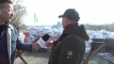 Na ukraińskich drogach powstają specjalne punkty kontrolne. Odwiedziliśmy jeden z nich