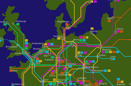 Nocnym pociągiem z Warszawy do Madrytu? Ta mapa pokazuje, jak może wyglądać europejska kolej