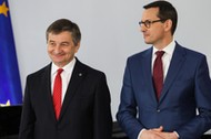 Marek Kuchciński i Mateusz Morawiecki