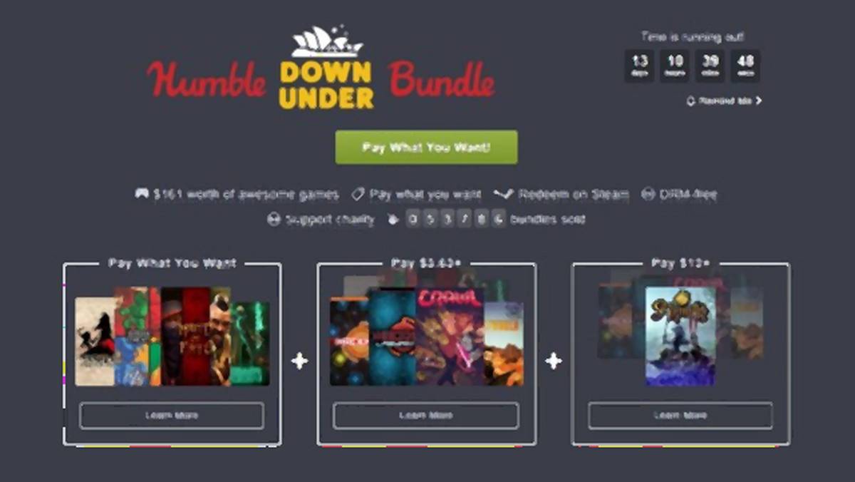 Humble Bundle - gry z Australii za kilka dolarów