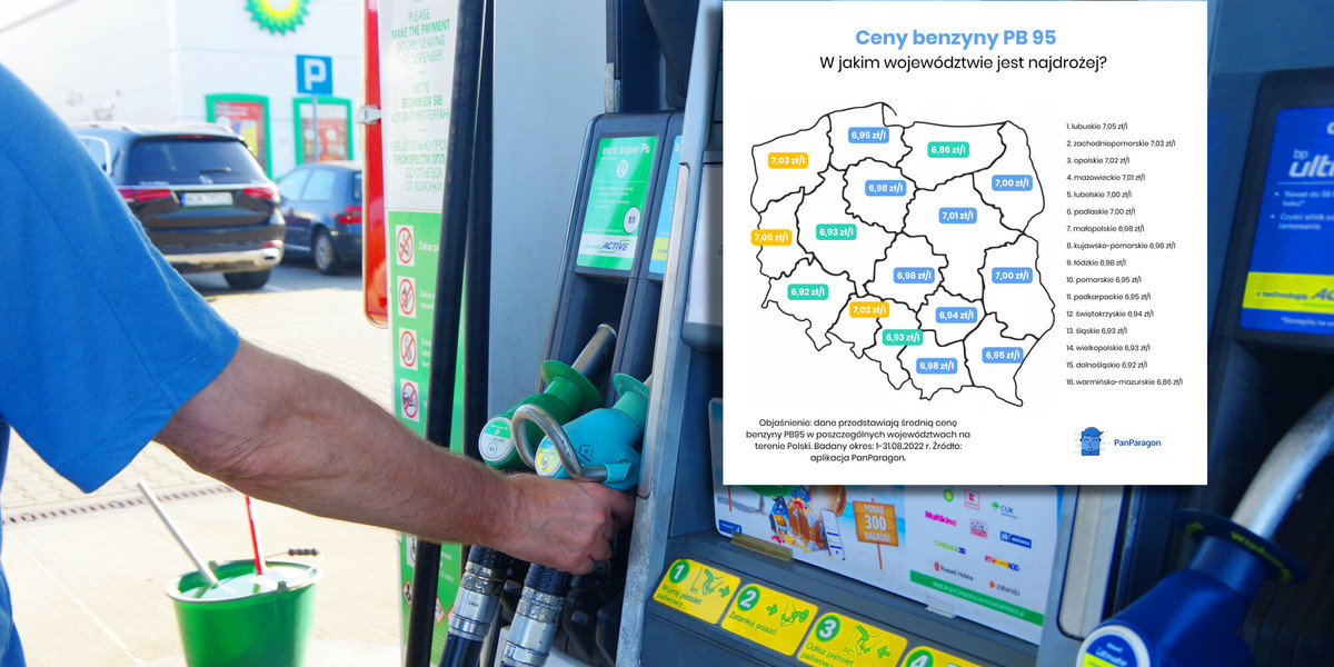 Ceny paliw mocno różnią się w poszczególnych województwach.
