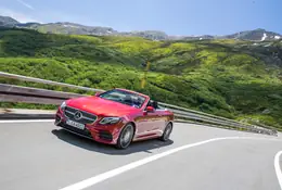 Mercedes E 300 cabrio - cztery pory roku