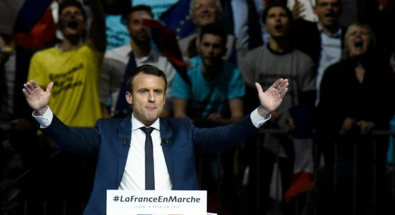 French presidential candidate Emmanuel Macron has laughed off rumours of a double life