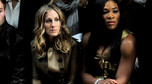 Sarah Jessica Parker i Serena Williams na London Fashion Week