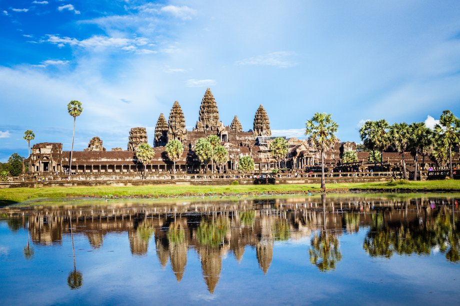  Angkor Wat, Kambodża.