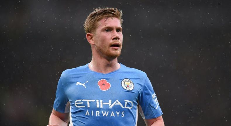 Kevin De Bruyne will return to the Manchester City starting line-up for the match against Leipzig Creator: Oli SCARFF