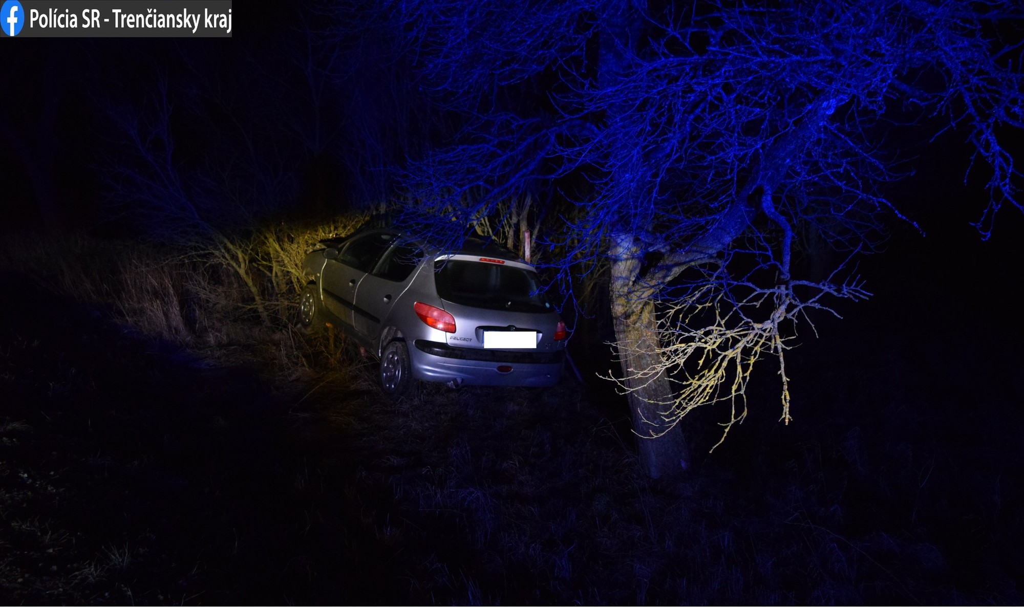 Polícia obvinila 36-ročného muža, ukradol auto a opitý havaroval.