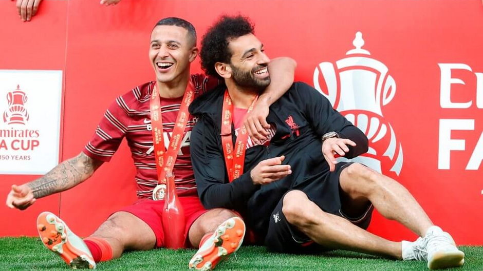 Thiago i Mohamed Salah