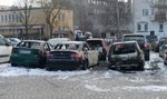 Spłonęły auta na parkingu strzeżonym na pl. Maxa Borna 