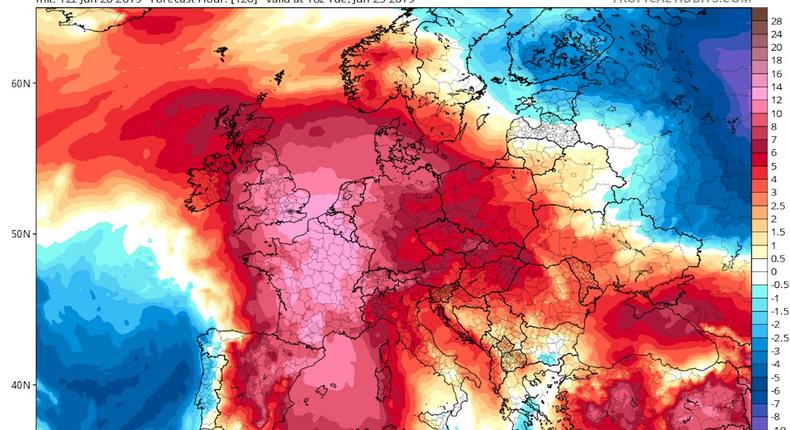 europe heatwave june 2019