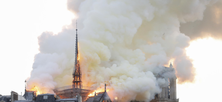 Pożar katedry Notre-Dame. Zdjęcia z Paryża