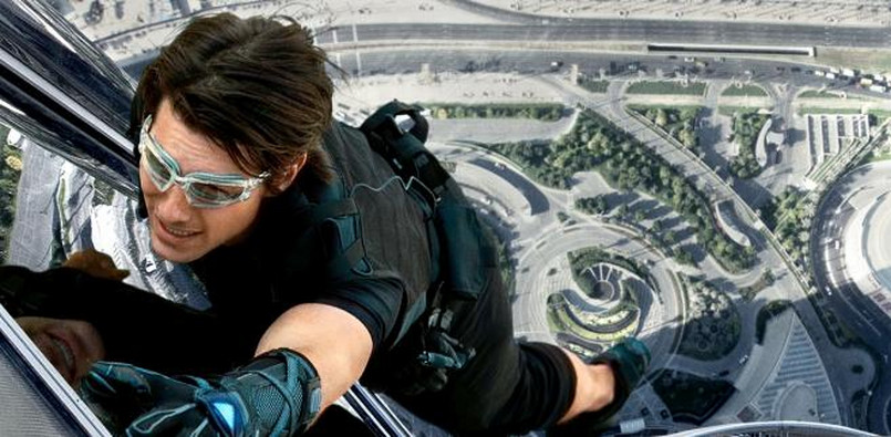 Tom Cruise w filmie "Mission: Impossible - Ghost Protocol"