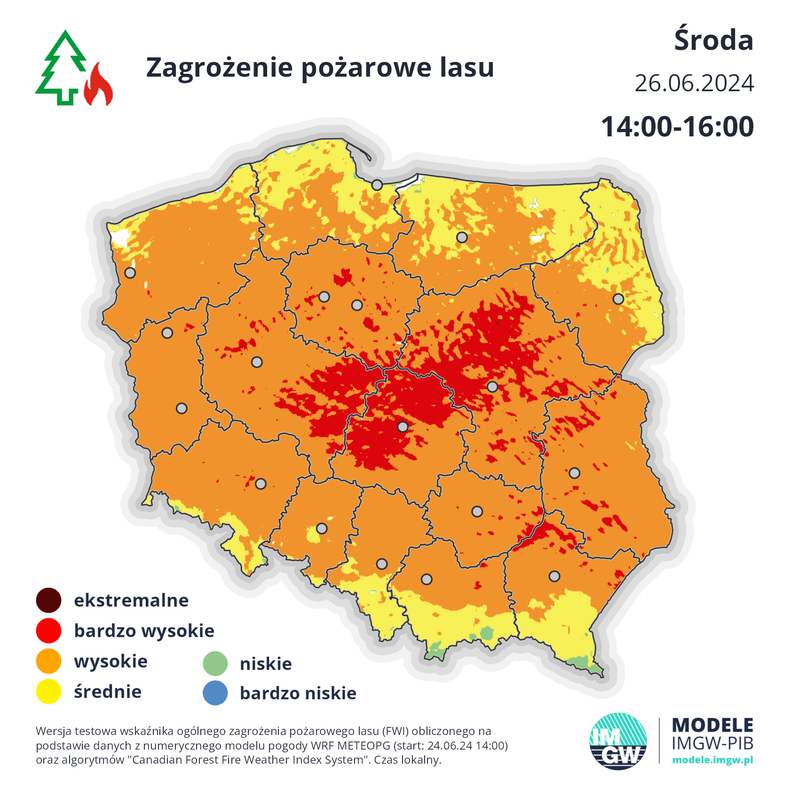 Zagrożenie pożarowe szybko rośnie