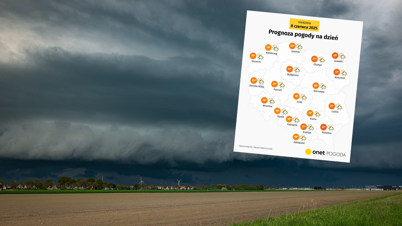 Niedziela pod znakiem niszczących nawałnic. W kilku regionach możliwe są trąby powietrzne [POGODA]