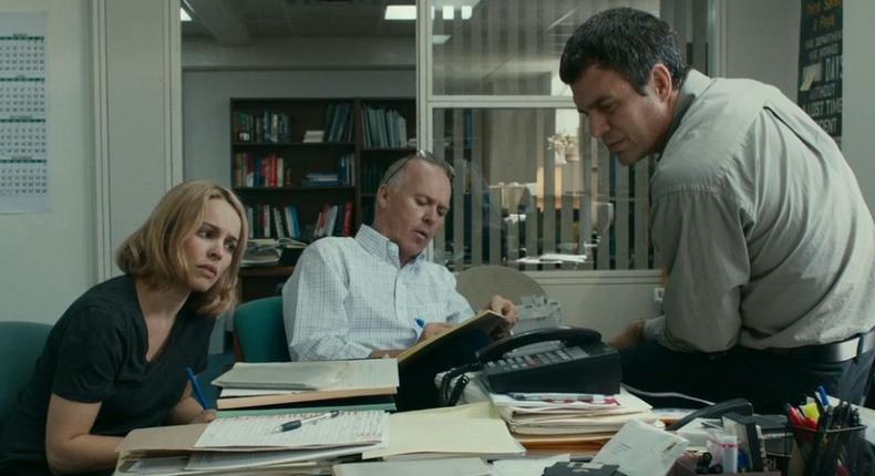 A scene from Spotlight