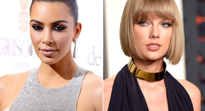 Kim Kardashian, Taylor Swift