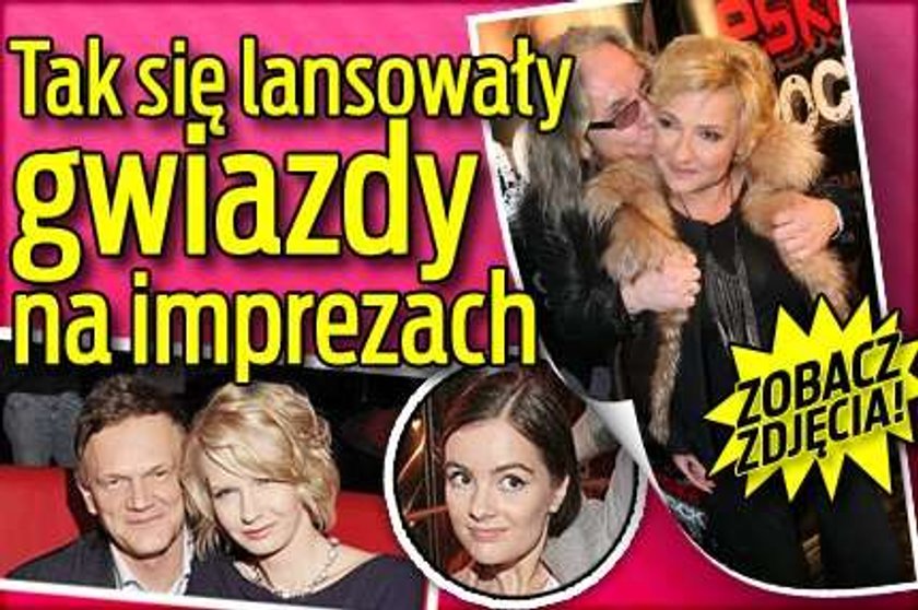 Tak lansowały się gwiazdy na imprezach. Zobacz!