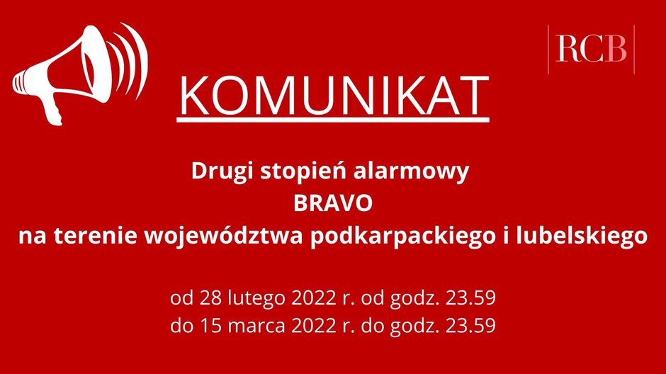 Wojna Rosja — Ukraina. Będzie podwyższony stopień alarmowy BRAVO. Co to jest?