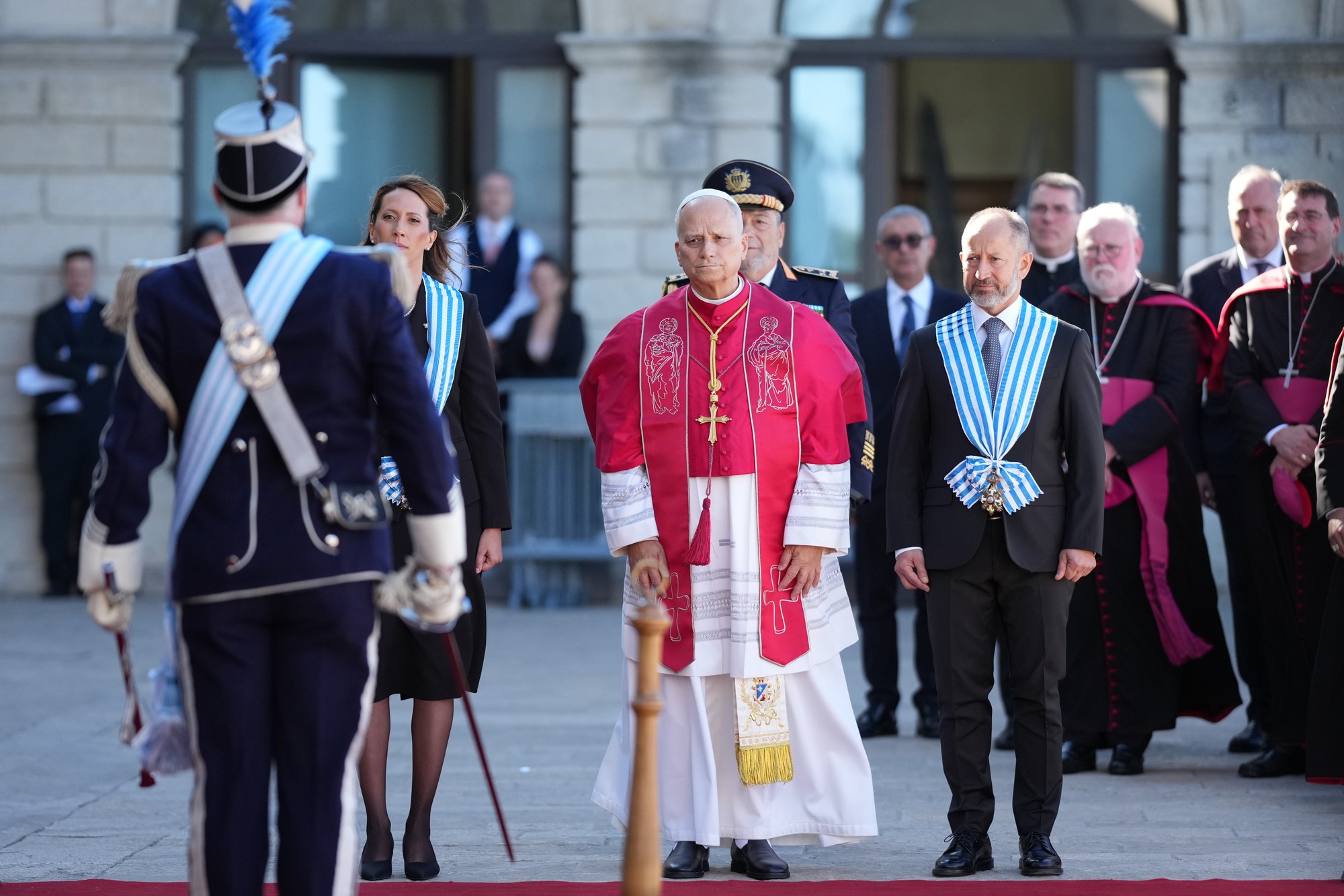 Pápež Lev XIV. v San Maríne.