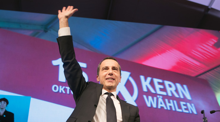 Christian Kern az Osztrák Szociáldemokrata Párt (SPÖ) jelöltje /Fotó: AFP