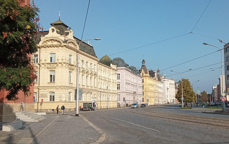 Jedna z głównych ulic w Ołomuńcu