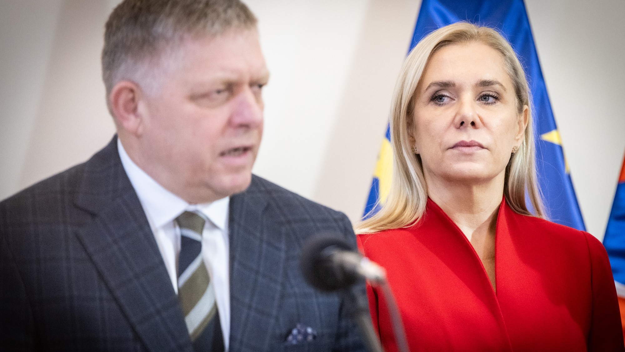 Denisa Saková a Robert Fico