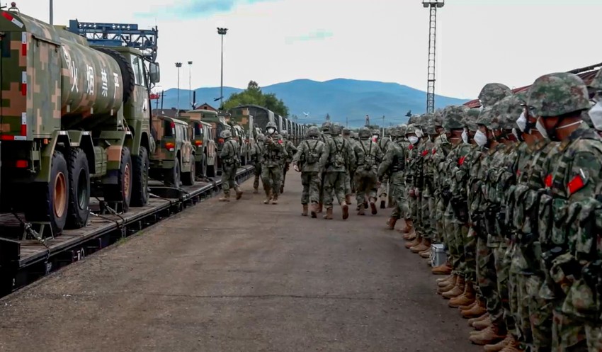 Kineska vojska uoči vojnih vežbi Vostok 2022