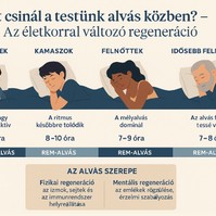 Mit csinál a testünk alvás közben? Így változik a szervezet önjavító képessége életkor szerint