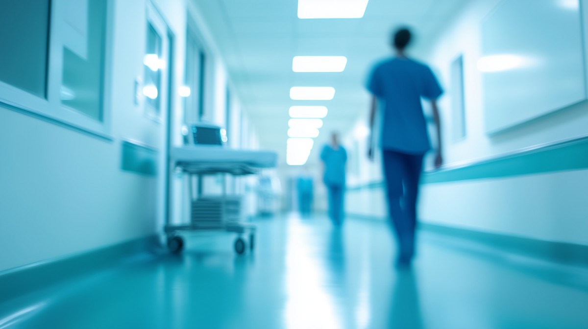 Blurred,Background,Of,A,Hospital,Interior,With,Medical,Equipment,And