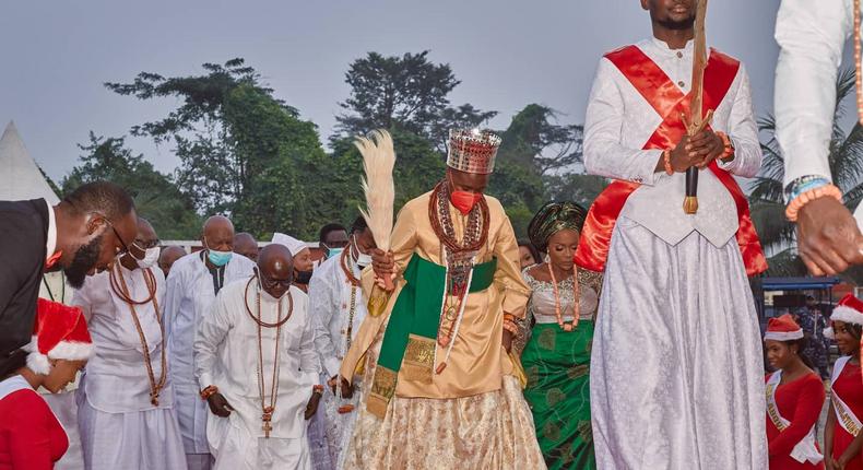 Olu of Warri, Ogiame Atuwatse III hosts inspirational maiden edition of Christmas Carol Service in Warri