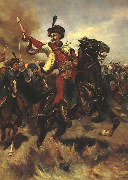 Iwan Bohun wydostaje z okrążenia resztki wojsk kozackich w czasie bitwy pod Beresteczkiem, 1651