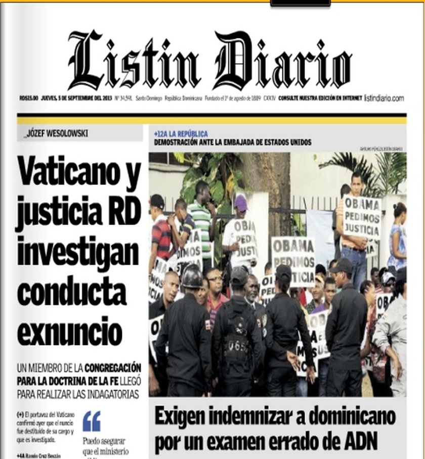 Dominikańskie gazety