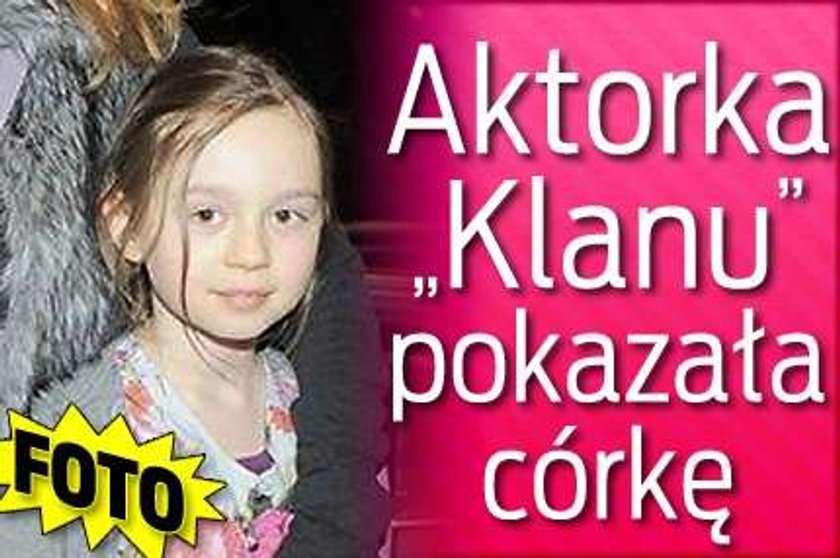 Aktorka "Klanu" pokazała córkę. Foto