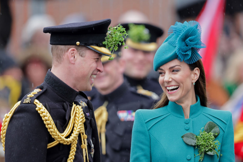 Kate Middleton i książę William na paradzie z okazji dnia św. Patryka 