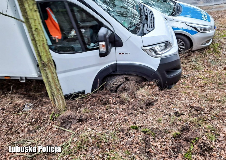 Skradziony Fiat Ducato zatrzymany przez lubuskich policjantów