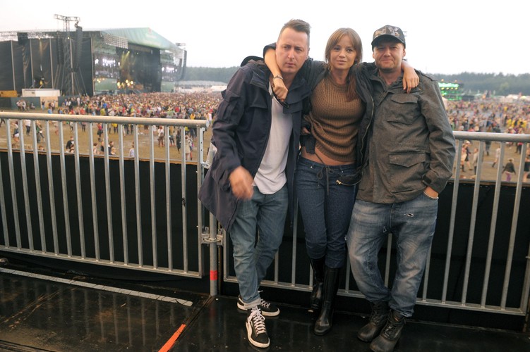 Anna Przybylska ze znajomymi