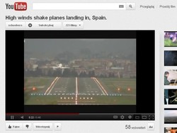 Wiatr prawie zdmuchnął samolot. Zobacz ekstremalne lądowanie