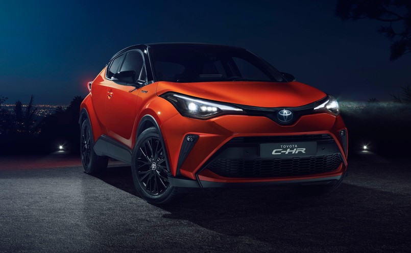 Toyota C-HR nawet dziś wygląda futurystycznie jak prototyp