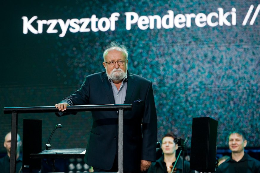 Krzysztof Penderecki na Heineken Open'er Festival 2012 (fot. Monika Stolarska / Onet)