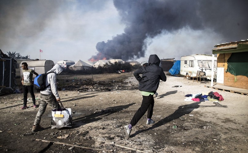 POZOSTAŁOŚCI PO 'DŻUNGLI' W CALAIS