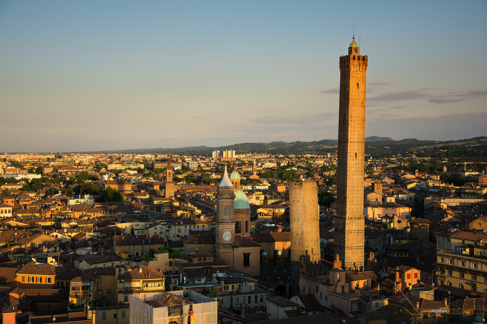 Dwie wieże, Bolonia, Włochy