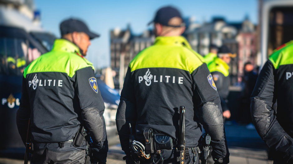 Holenderska policja. Zdjęcie ilustracyjne