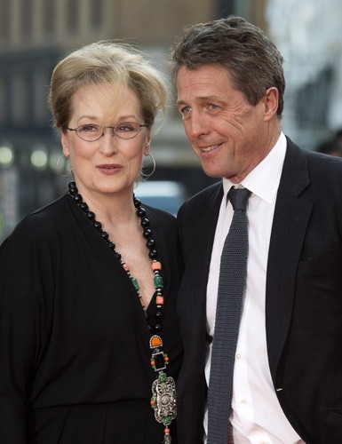 Meryl Streep i Hugh Grant na premierze 'Boskiej Florence'
