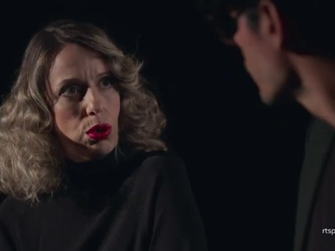 Milica Zarić i Milutin Milođević u seriji "Tajne vinove loze"