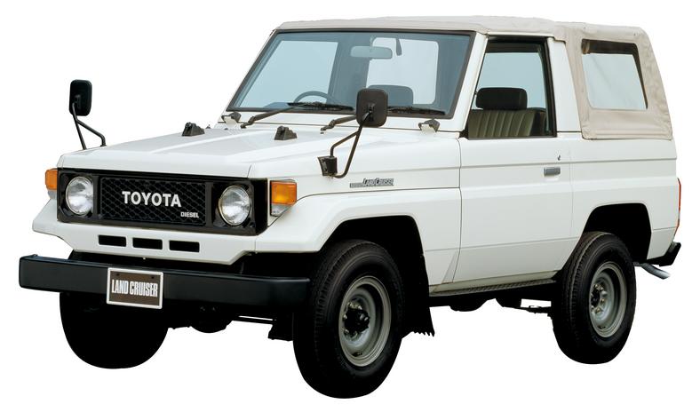 Toyota Land Cruiser J7, pierwsza wersja z 1984 r.