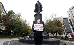 Nowy sposób rosyjskiej opozycji na protesty. Tym razem policja nie interweniowała