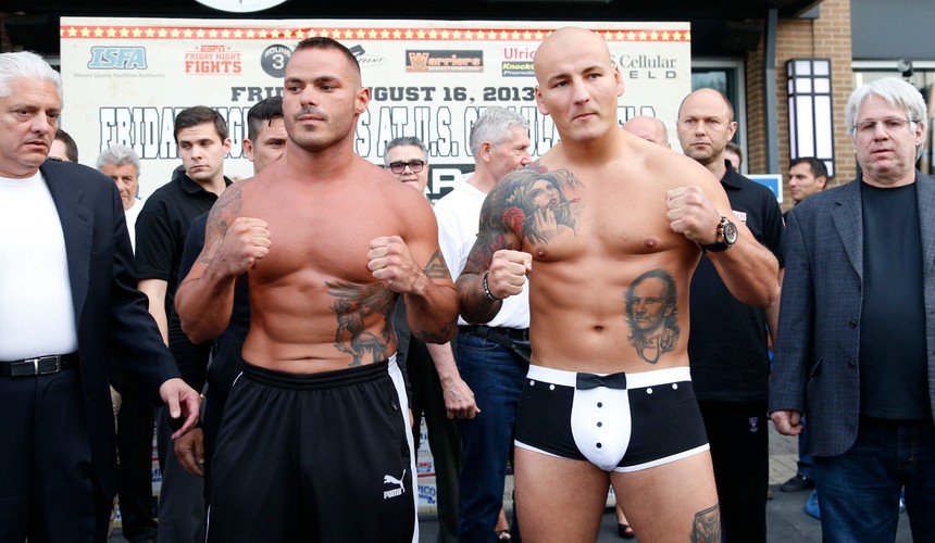 Szpilka i Mollo stanęli na wadze