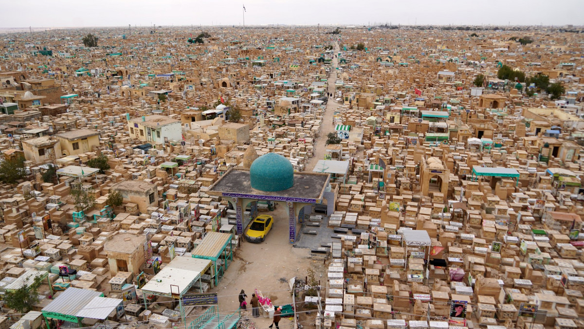 Największy cmentarz świata, Wadi-al-Salam w Nadżafie, Irak