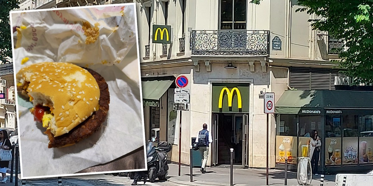 Takie burgery serwują w Paryżu. Przynajmniej w tej restauracji.